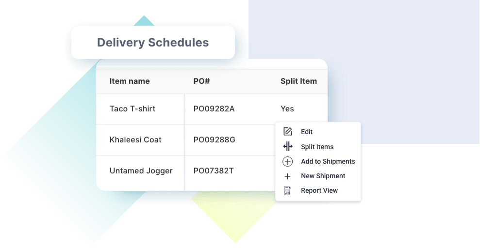 Delivery Schedules on Suuchi.com